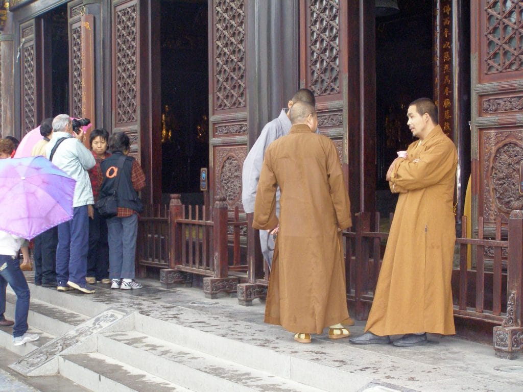 Da Ci Tempel mit Mönchen