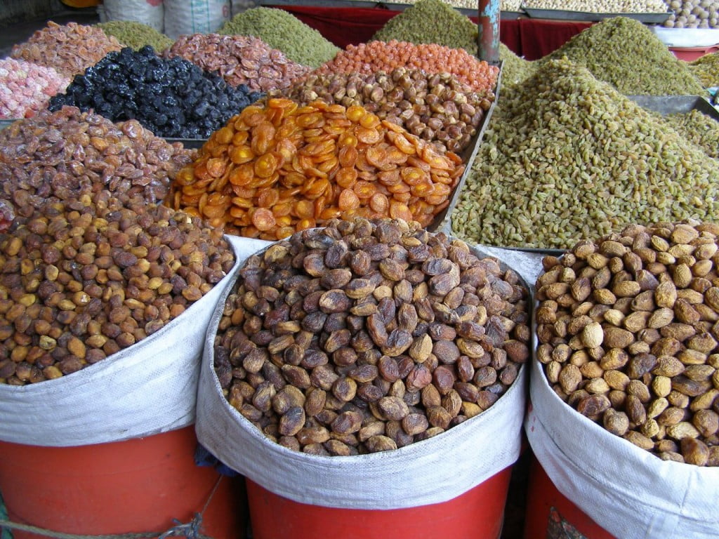 Getrocknete Früchte 