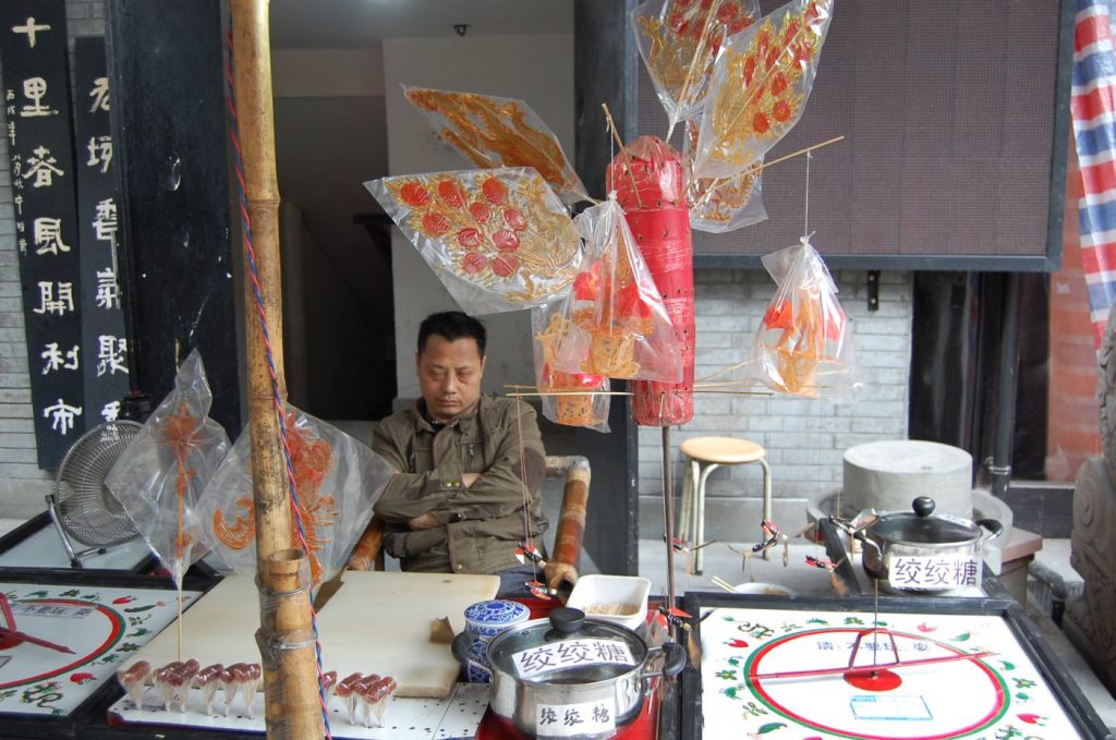 Chengdu Sweets Zuckerkunstwerke