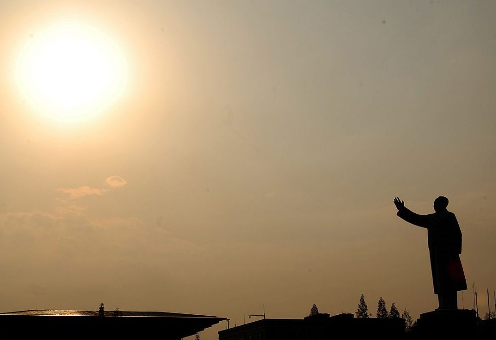 Mao Statue Tianfu Platz