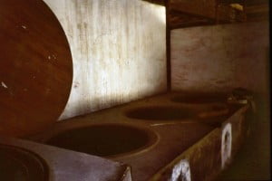 Die riesigen Kochkessel im Tiantong Tempel