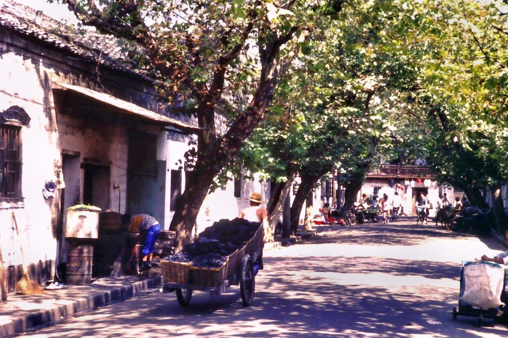 In der Altstadt von Ningbo 1991