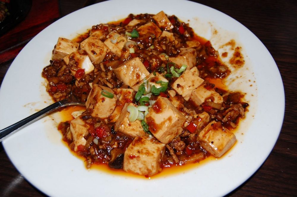 Mapo Doufu - Scharfer Tofu mit Hackfleisch