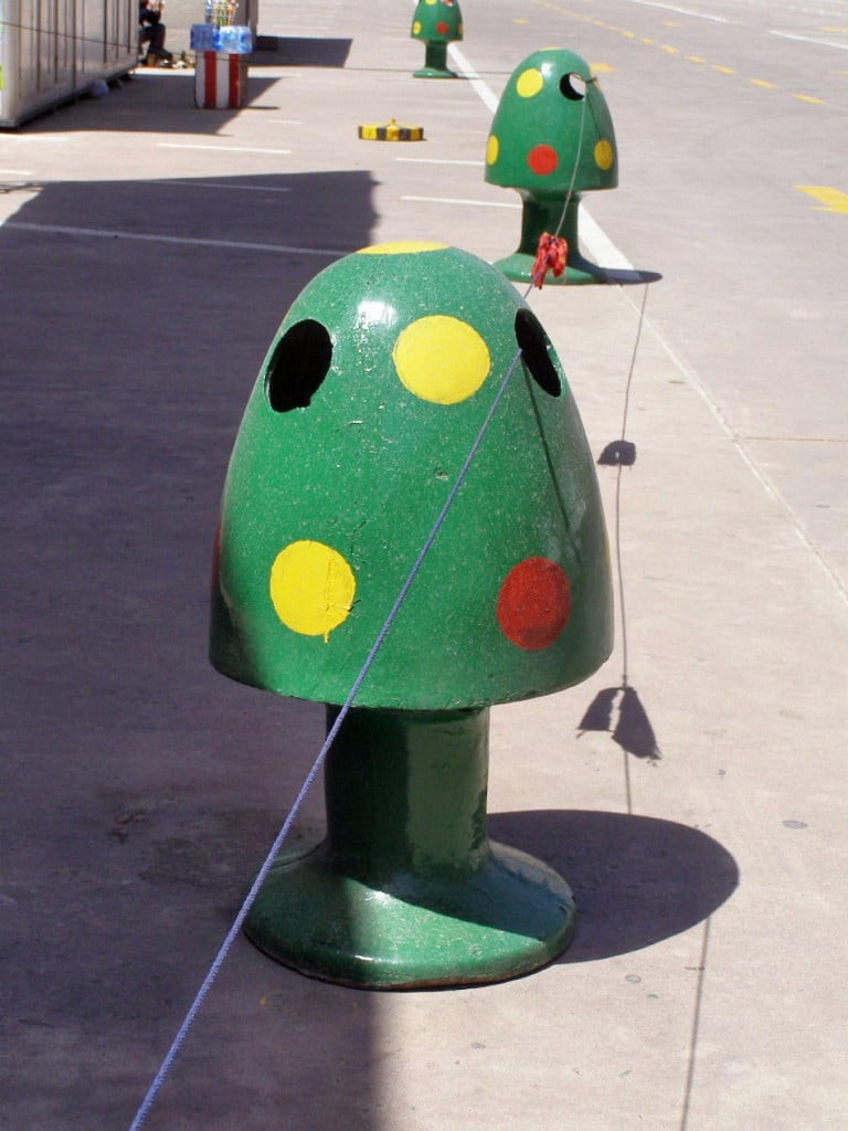 Abfalleimer am Hengshan