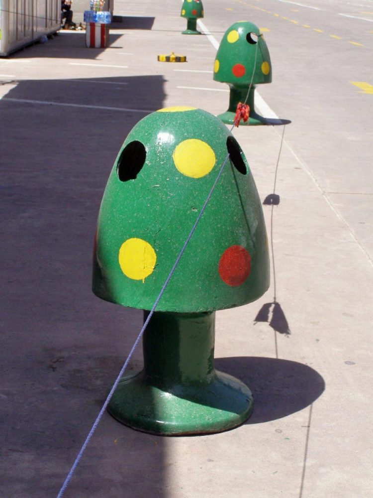 Abfalleimer am Hengshan