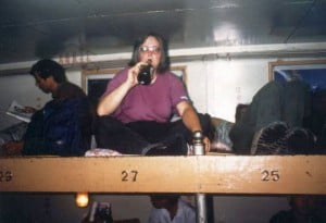 4. Klasse auf dem Schiff nach Kanton. Mir schmeckt wieder das Bier