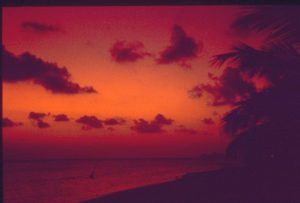 Sonnenuntergang am Strand