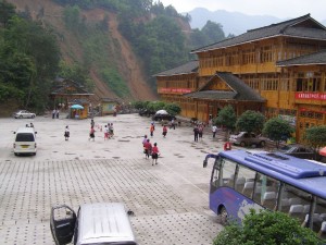 Longsheng Reisterrassen Eingang