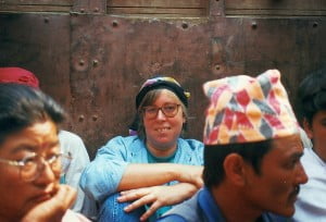 Auf der LKW-Ladefläche