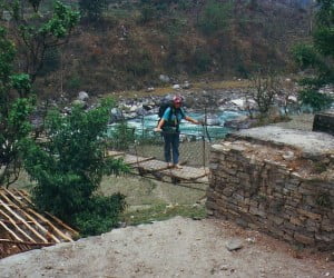 Annapurna Circuit Hängebrücke
