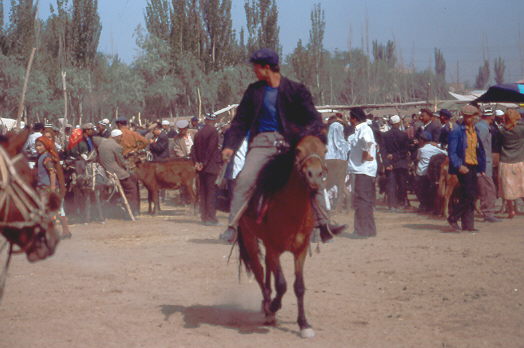 Sonntagsmarkt in Kashgar 1992