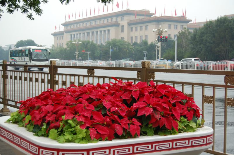 Tiananmen Platz nach der Parade