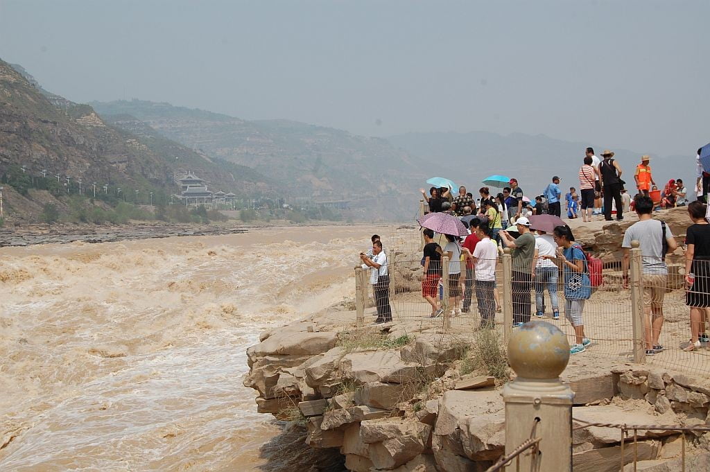 Hukou Wasserfall des Gelben Flusses.