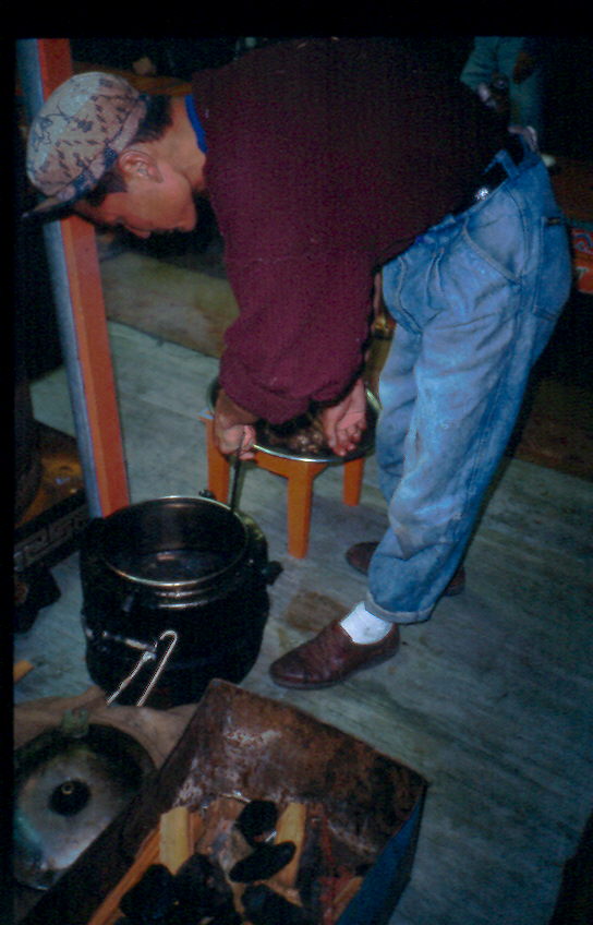 Lamm Eintopf in der Mongolei