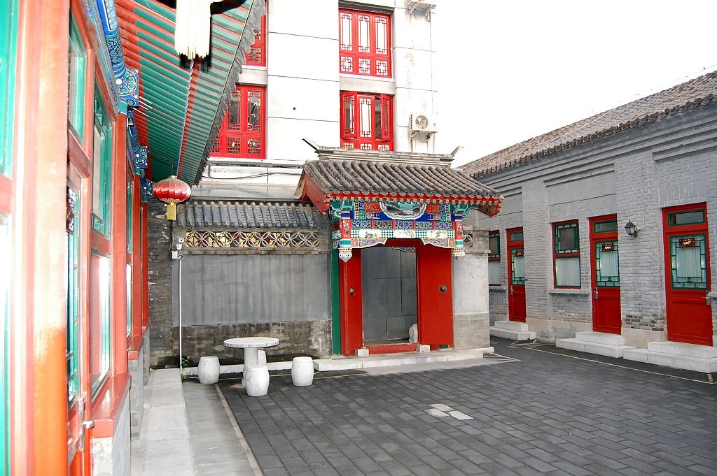 Hof A: Aussicht von meiner Zimmertür