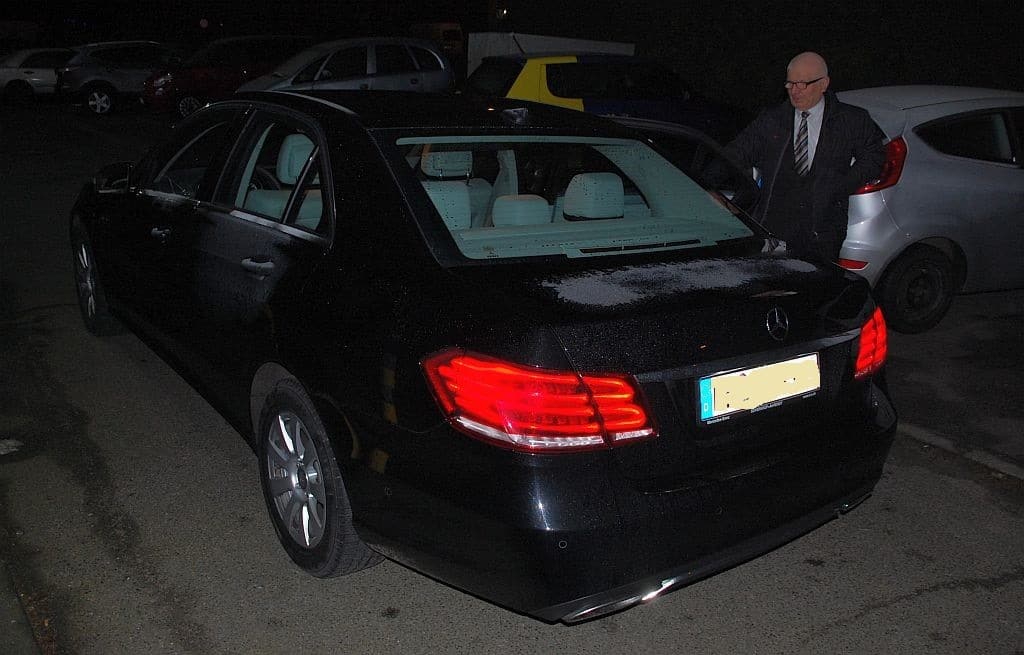 Auto und Fahrer von Blacklane - wirklich vornehm!