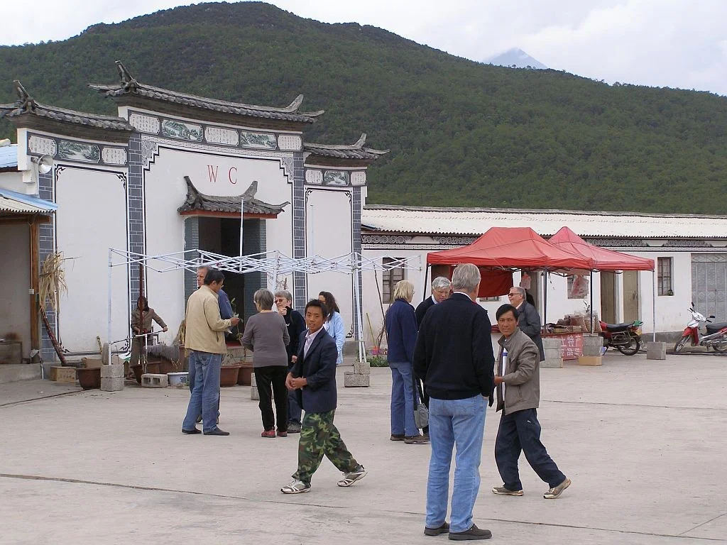 Toilette in China - An einer Raststätte
