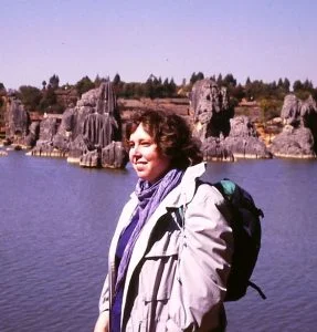 Alleine m it dem Rucksack 1987 in China