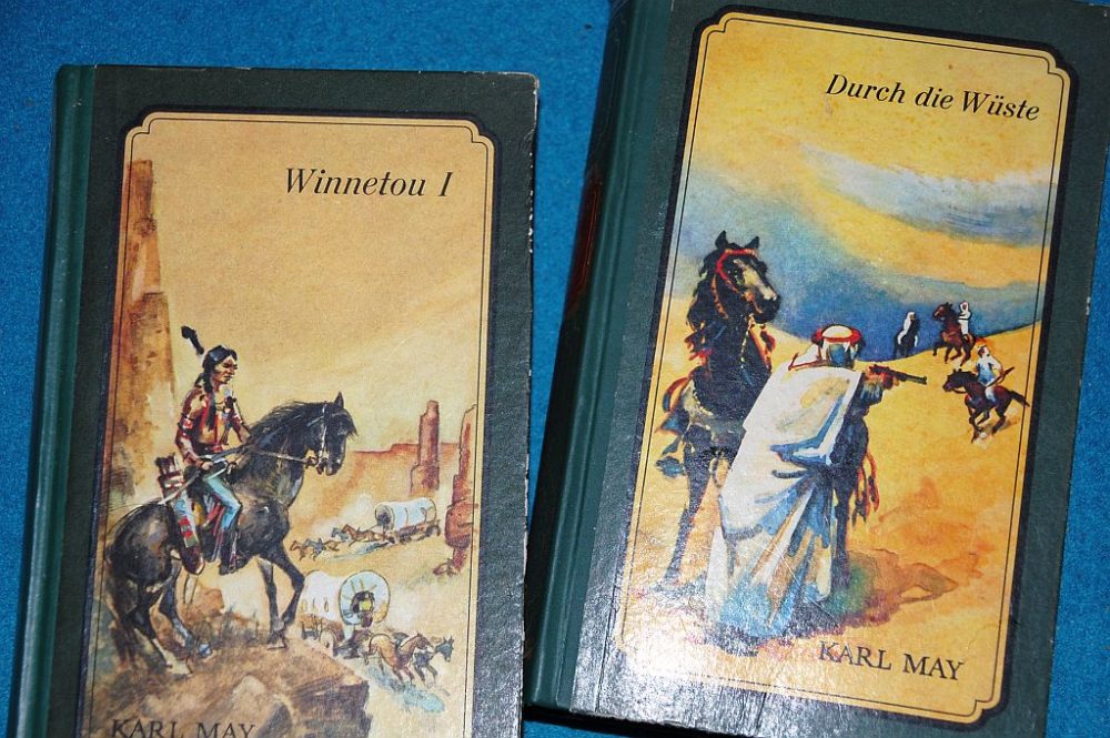Karl May-Bücher: Winnetou und durch die Wüste