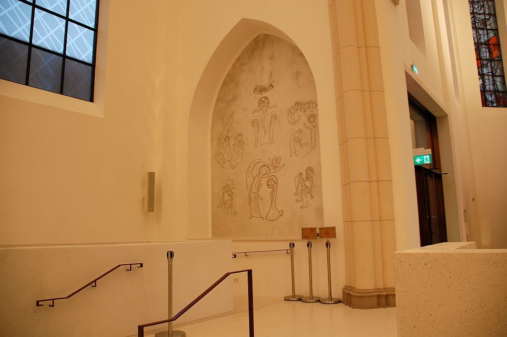 Bochum Musikforum alte Kirchendekoration