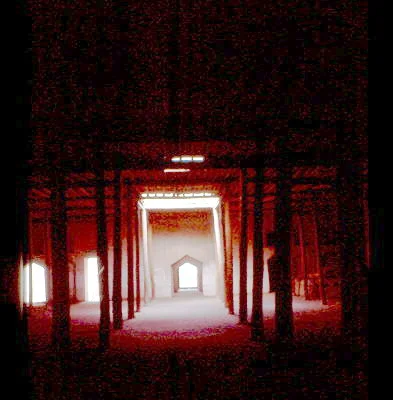 Innenraum der Moschee 1992