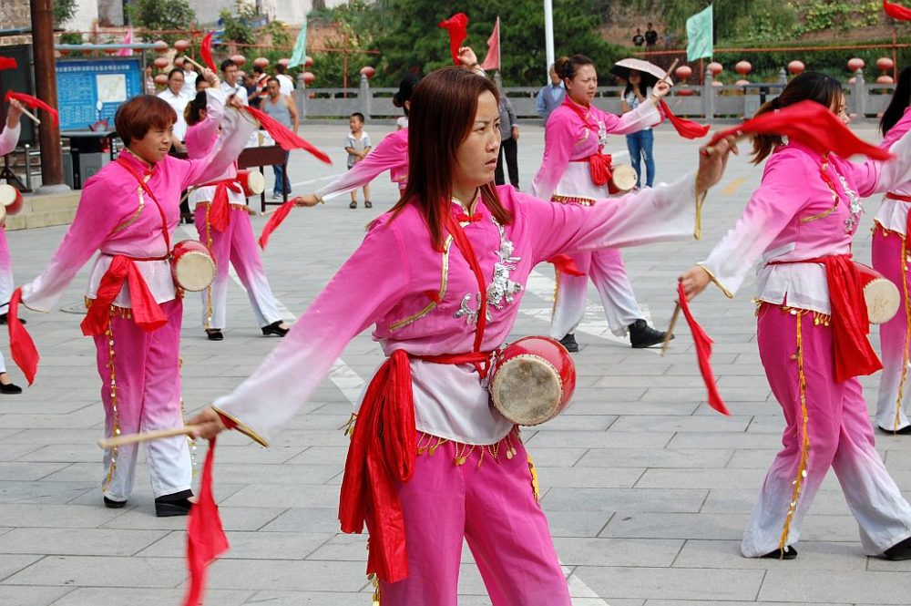 Großer Empfang in Guoyu, Shanxi