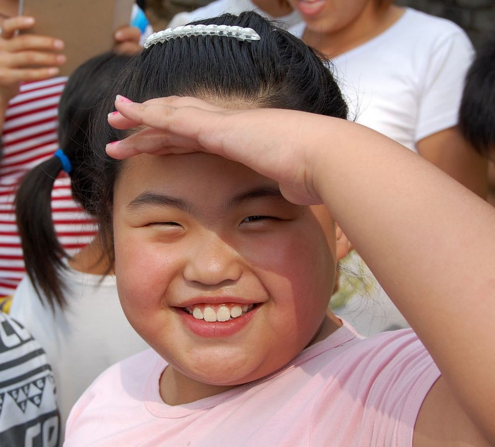 Ein großes Lächeln - Kind in Shanxi