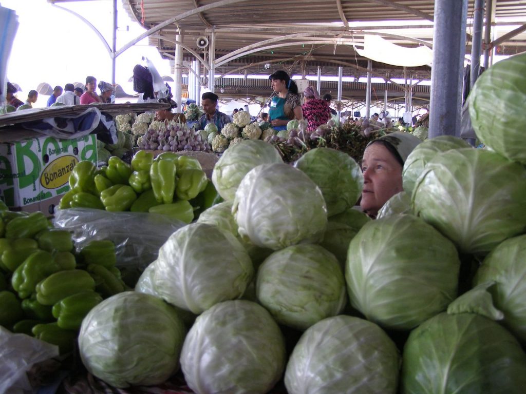 auf dem Basar: Weißkohl