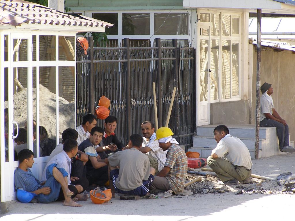 Mittagspause im Schatten