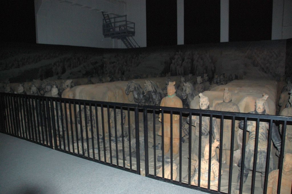 Terrakottaarmee Ausstellung in Dresden.