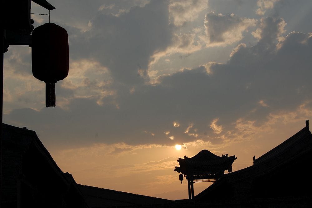 Schönste Orte: Eine Laterne, ein Pavillon, ein Sonnenuntergang - mein China, wie ich es liebe,