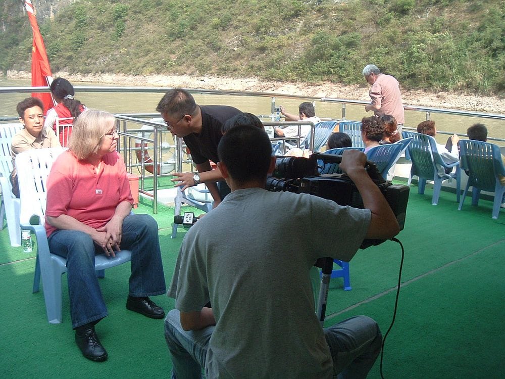 Beim Interview