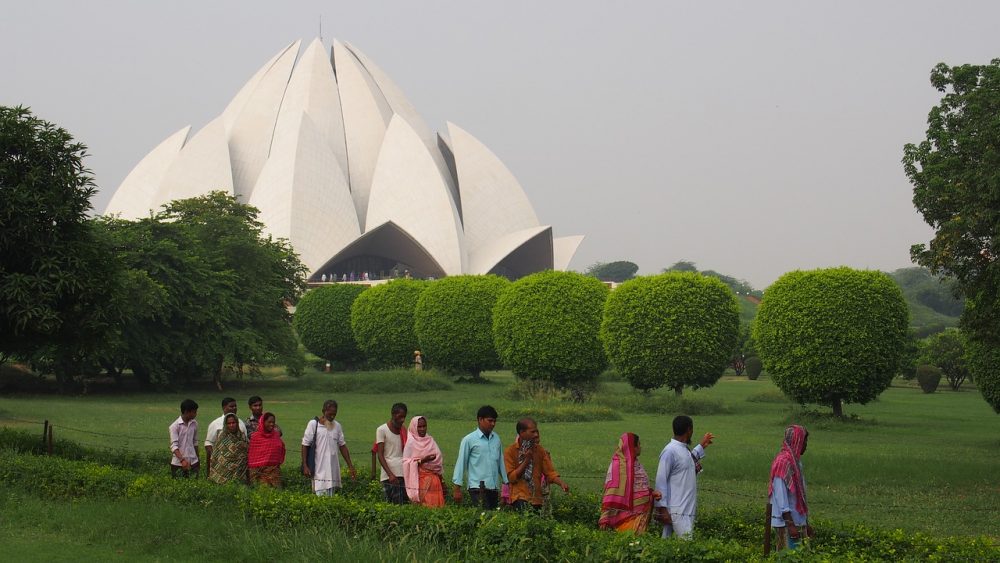 Bahai Tempel in Delhi