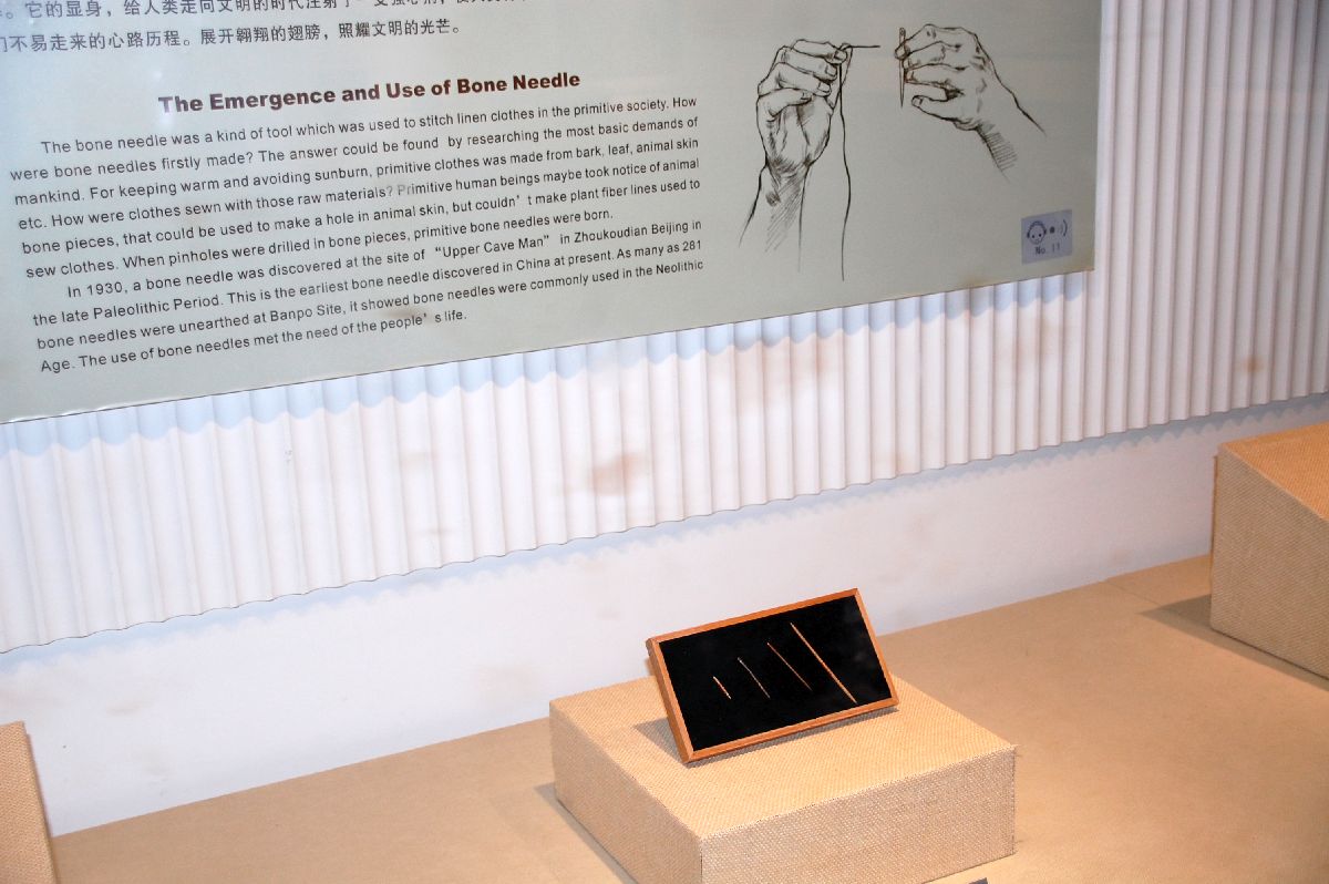 Nadel in Banpo, 6000 Jahre alt.