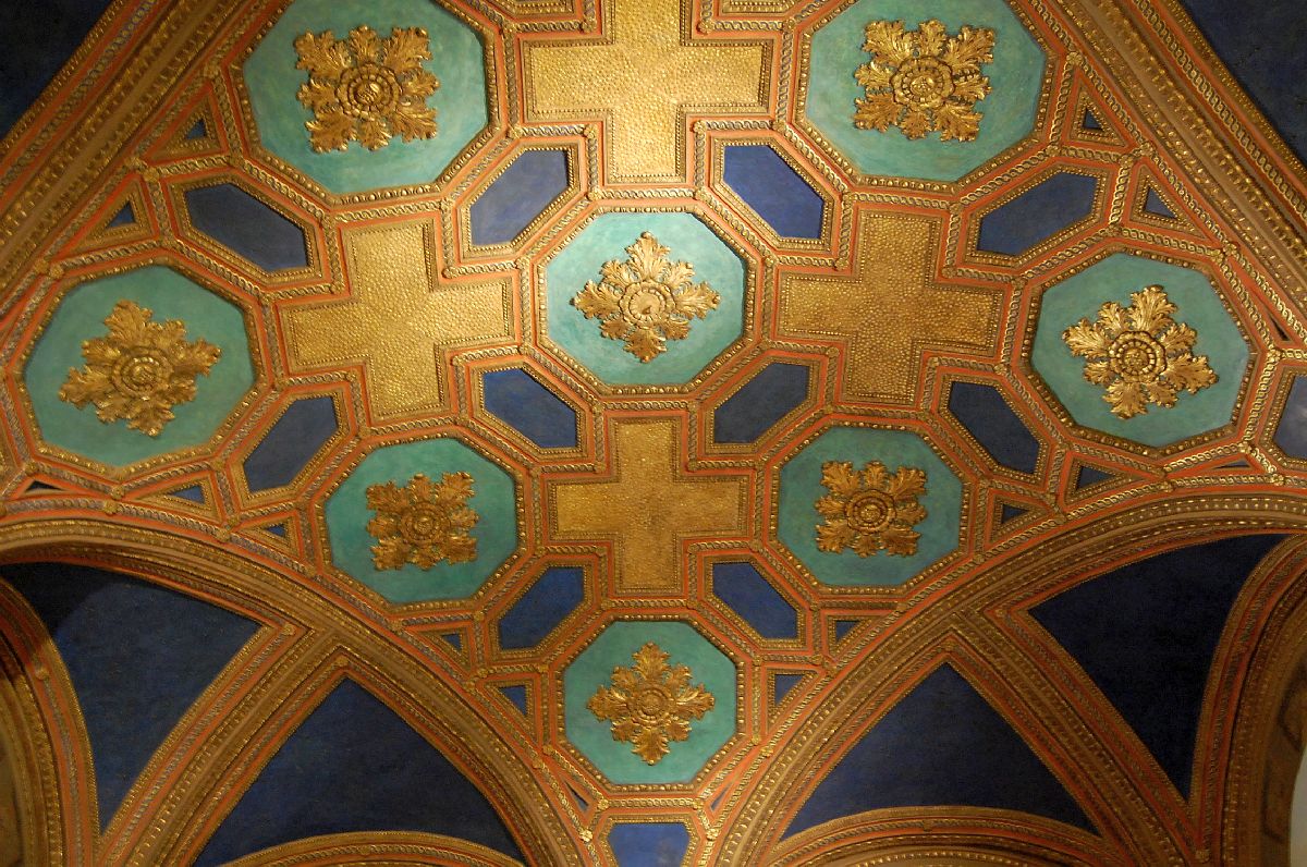 Decke in einem barocken Palazzo in Rom