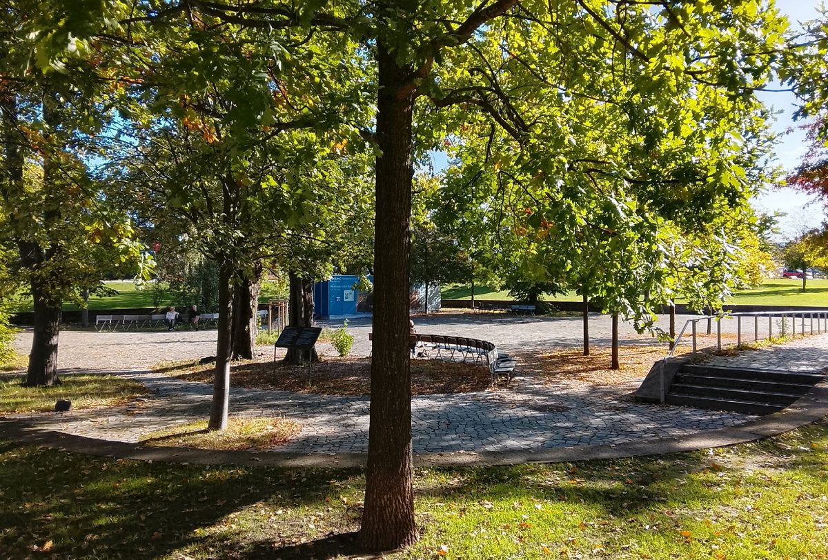 Lohsepark und Gedenkcontainer Hannoverscher Bahnhof