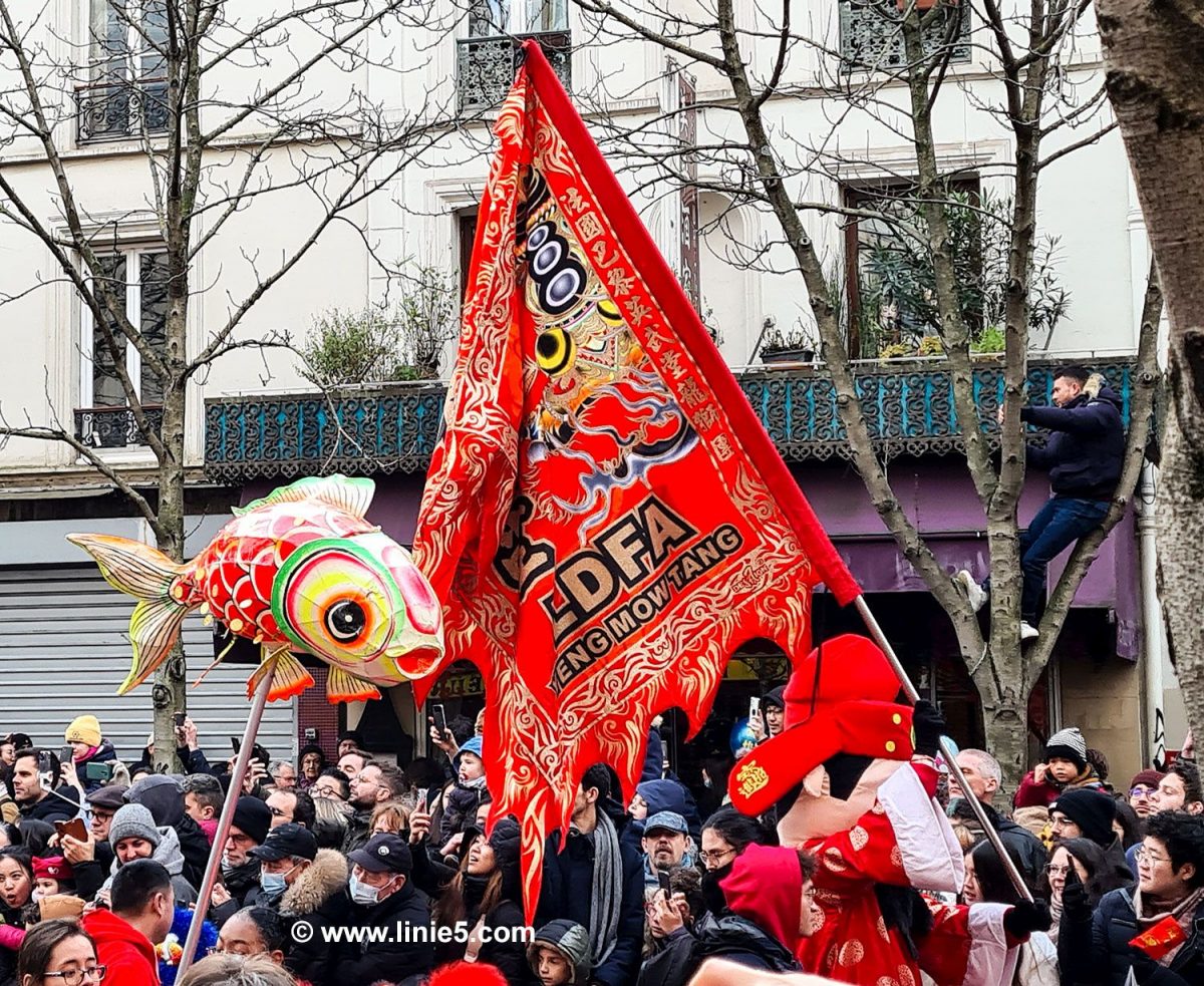 Neujahrsparade in Paris