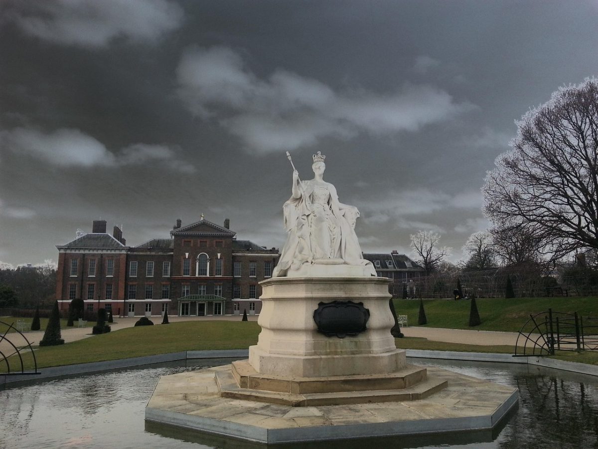 Kensington Garden im Regen